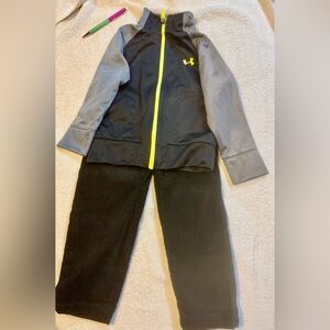 Under Armour Black/Gray Jacket, Corduroy Pants